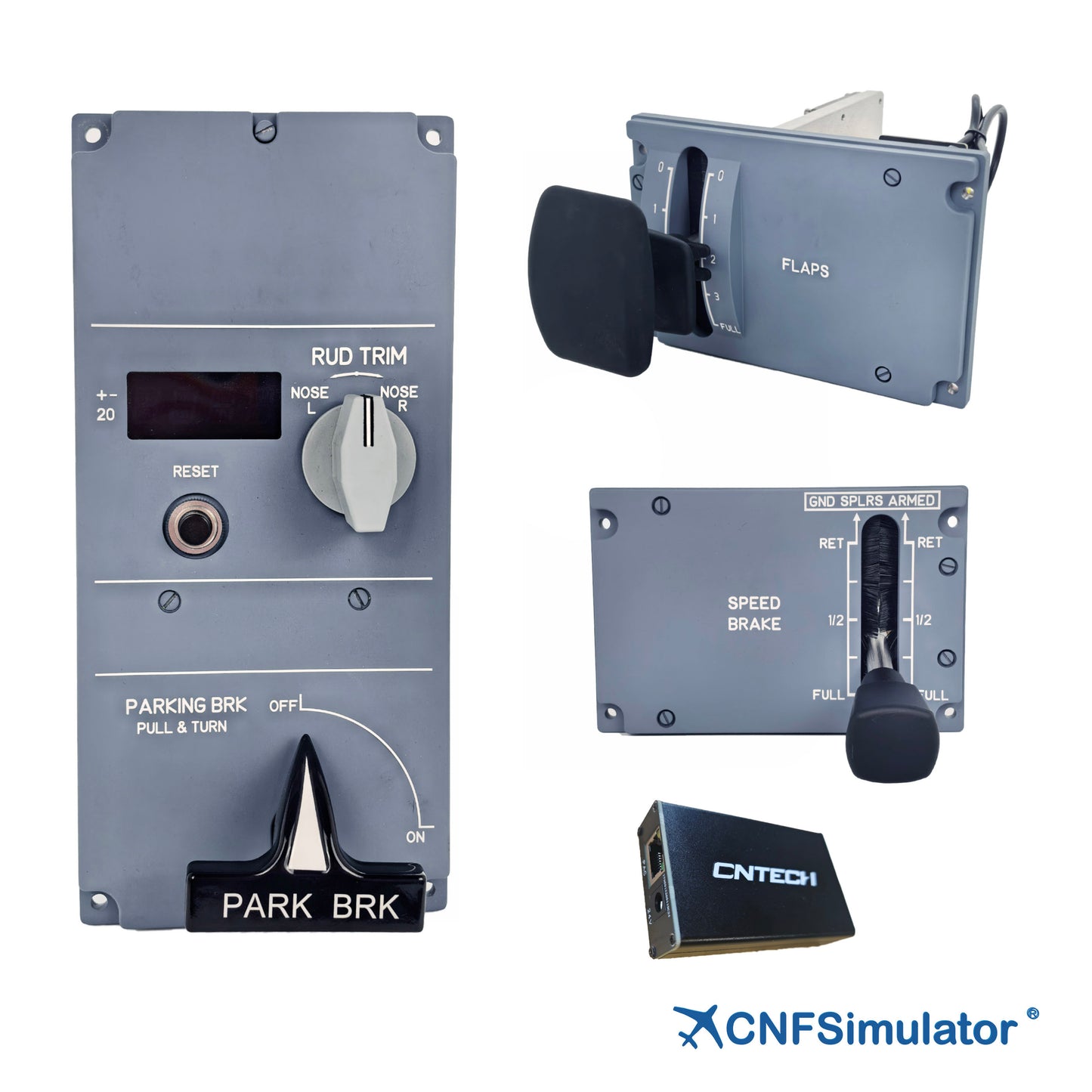 A320 Simulator Lower Pedestal Three Panels Package