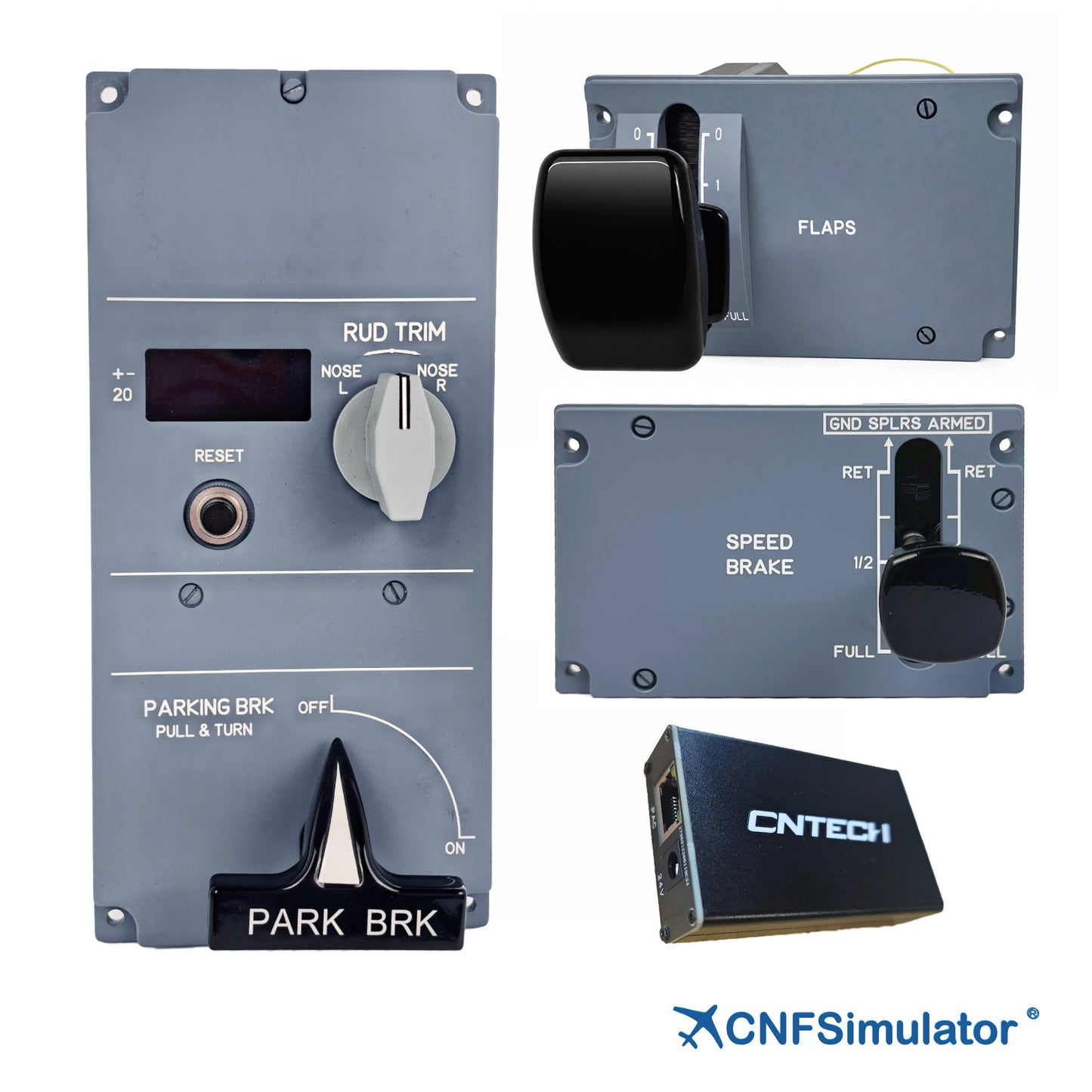 A320 Simulator Lower Pedestal Three Panels Package