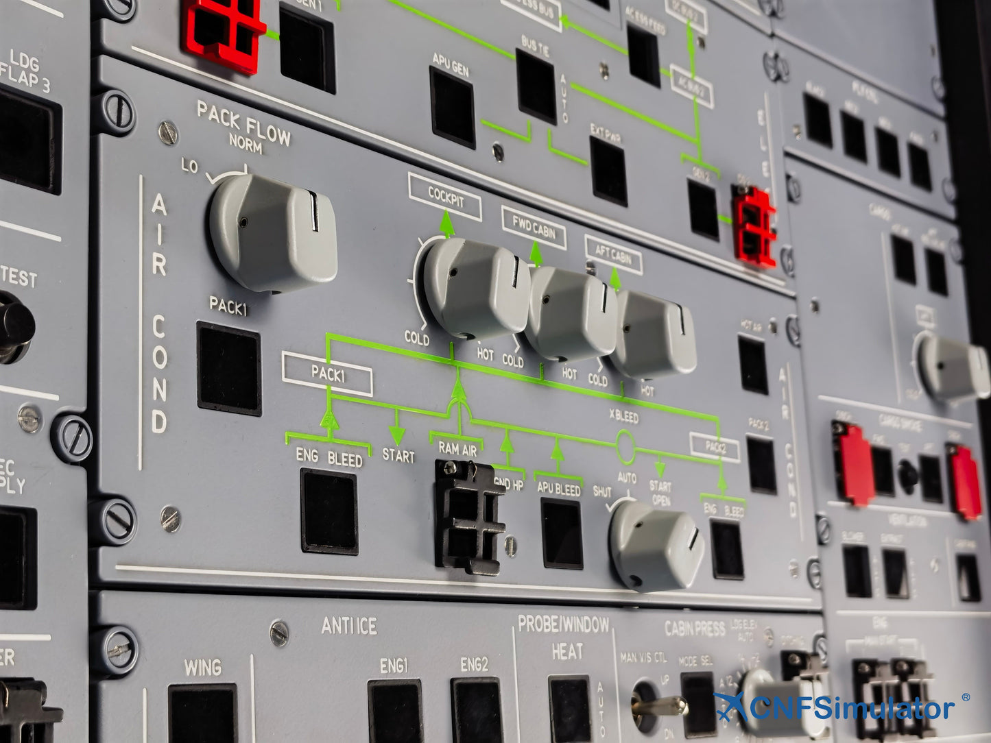 A320 Simulator Overhead