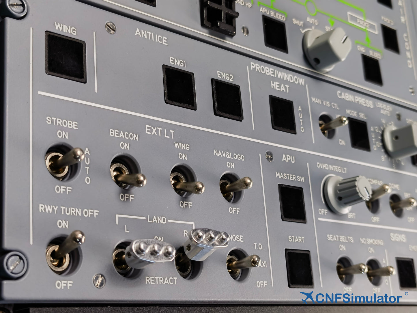 A320 Simulator Overhead