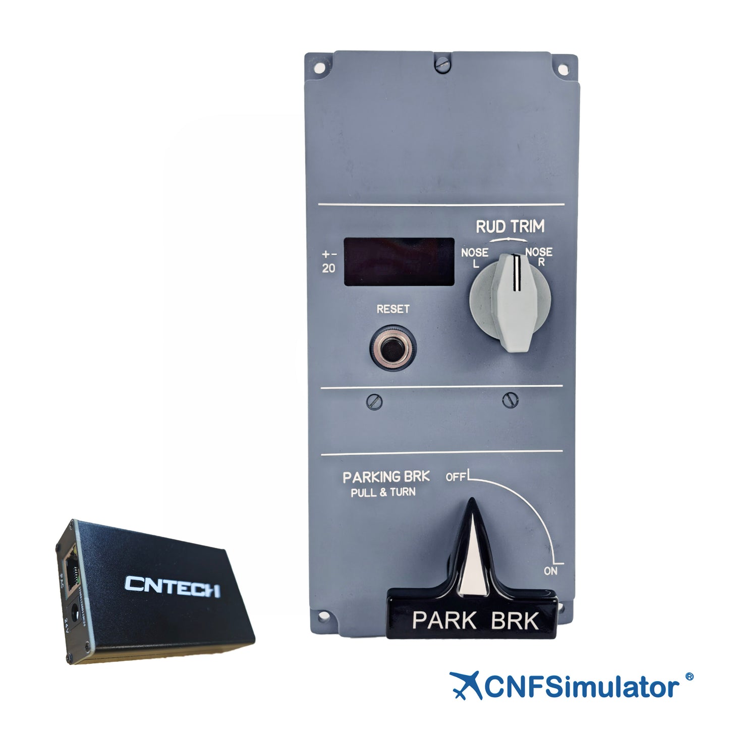 A320 Simulator Rudder Trim Parking Brake Panel PRO