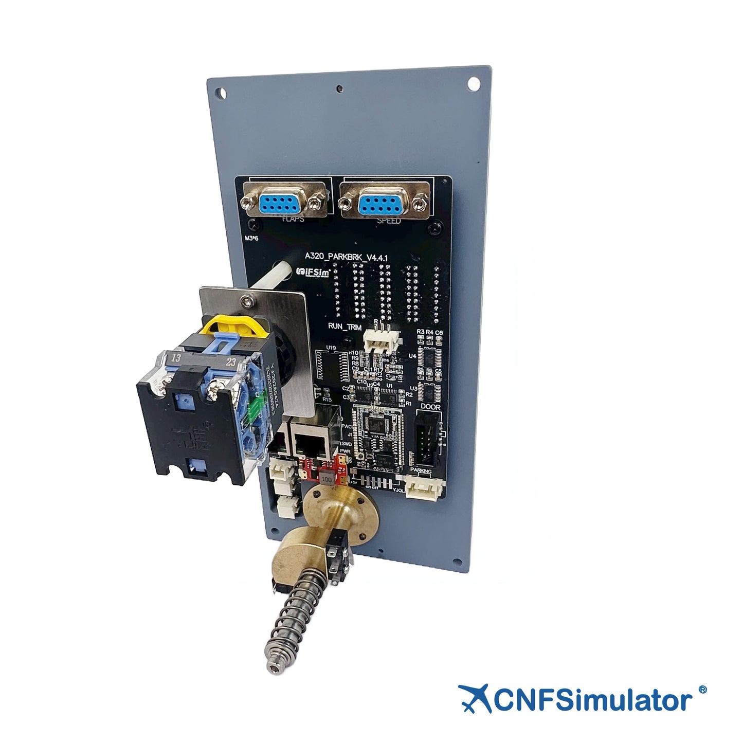 A320 Simulator Rudder Trim Parking Brake Panel PRO