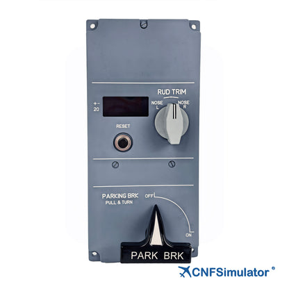 A320 Simulator Rudder Trim Parking Brake Panel PRO